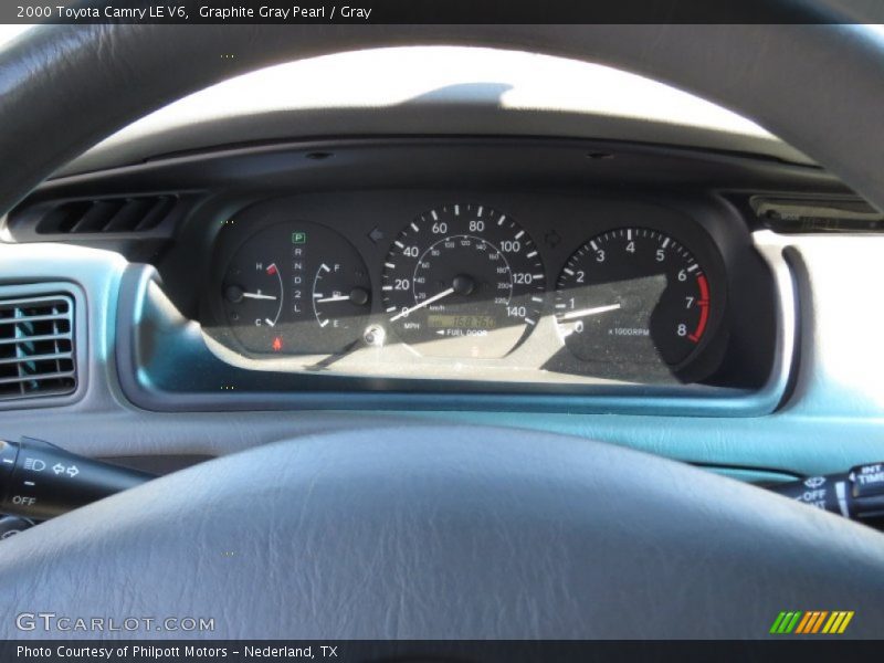 Graphite Gray Pearl / Gray 2000 Toyota Camry LE V6
