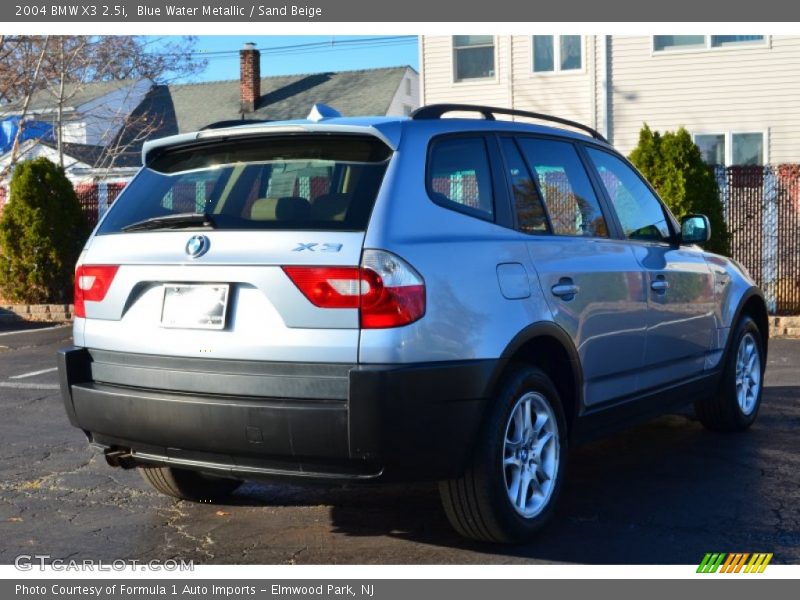 Blue Water Metallic / Sand Beige 2004 BMW X3 2.5i