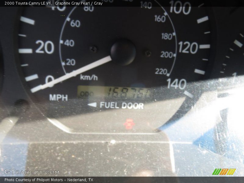 Graphite Gray Pearl / Gray 2000 Toyota Camry LE V6