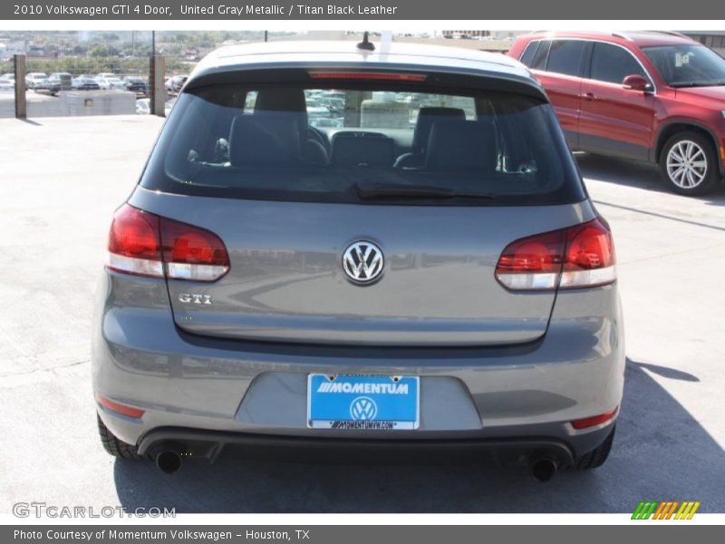 United Gray Metallic / Titan Black Leather 2010 Volkswagen GTI 4 Door