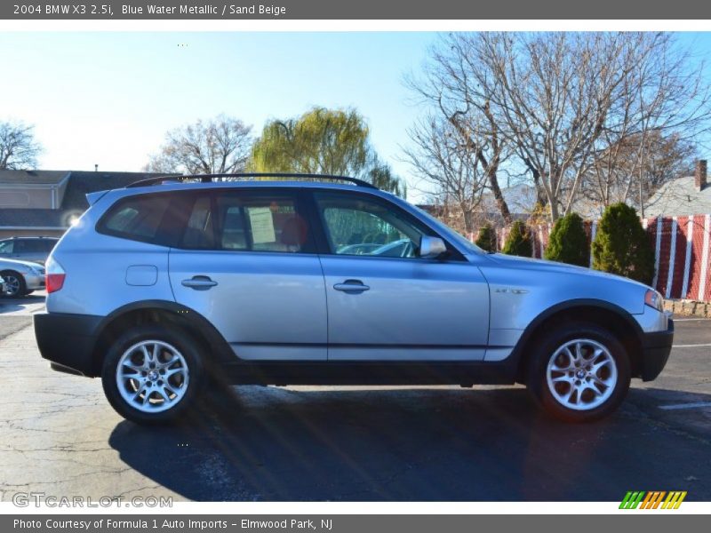 Blue Water Metallic / Sand Beige 2004 BMW X3 2.5i