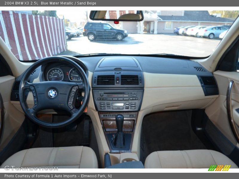 Blue Water Metallic / Sand Beige 2004 BMW X3 2.5i