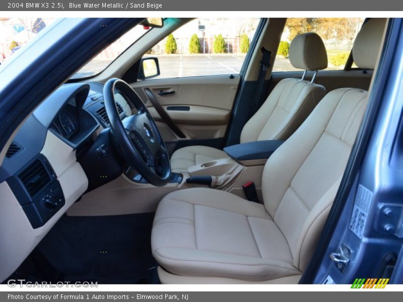 Blue Water Metallic / Sand Beige 2004 BMW X3 2.5i