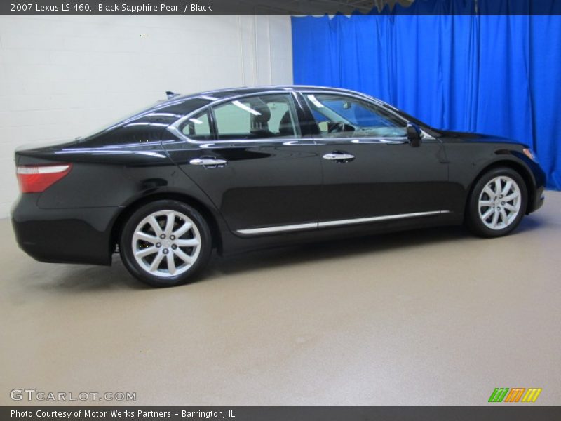 Black Sapphire Pearl / Black 2007 Lexus LS 460