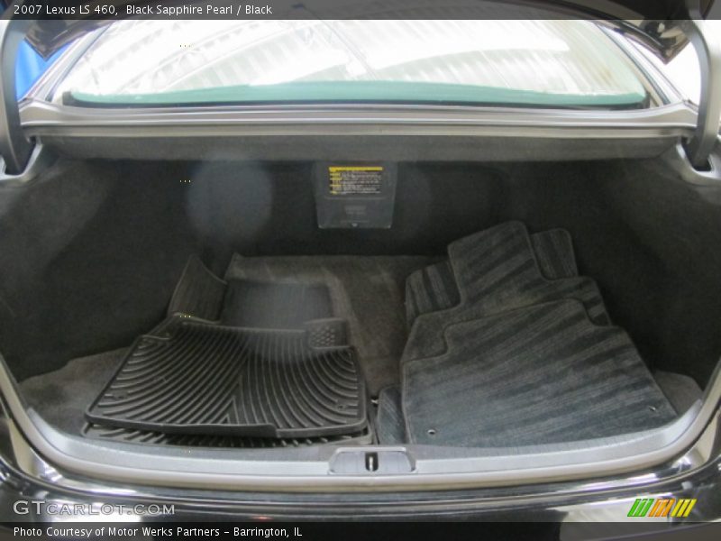 Black Sapphire Pearl / Black 2007 Lexus LS 460