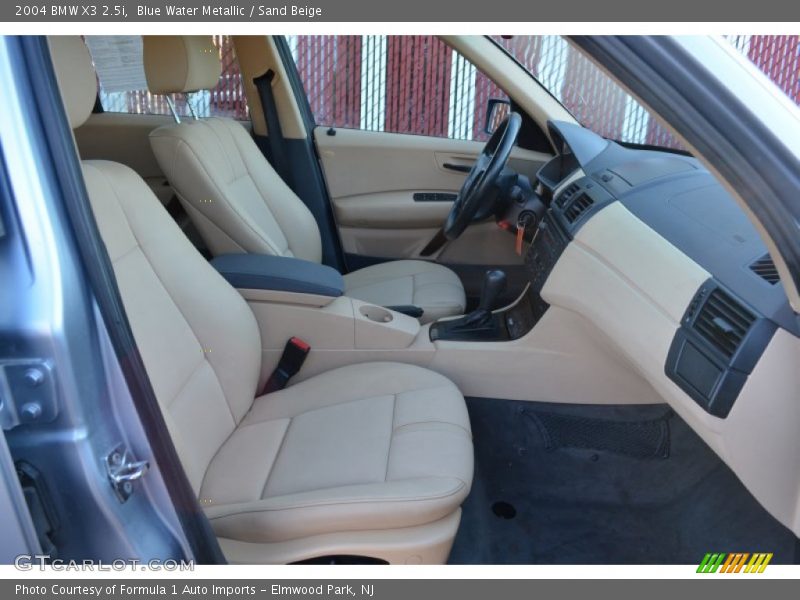 Blue Water Metallic / Sand Beige 2004 BMW X3 2.5i