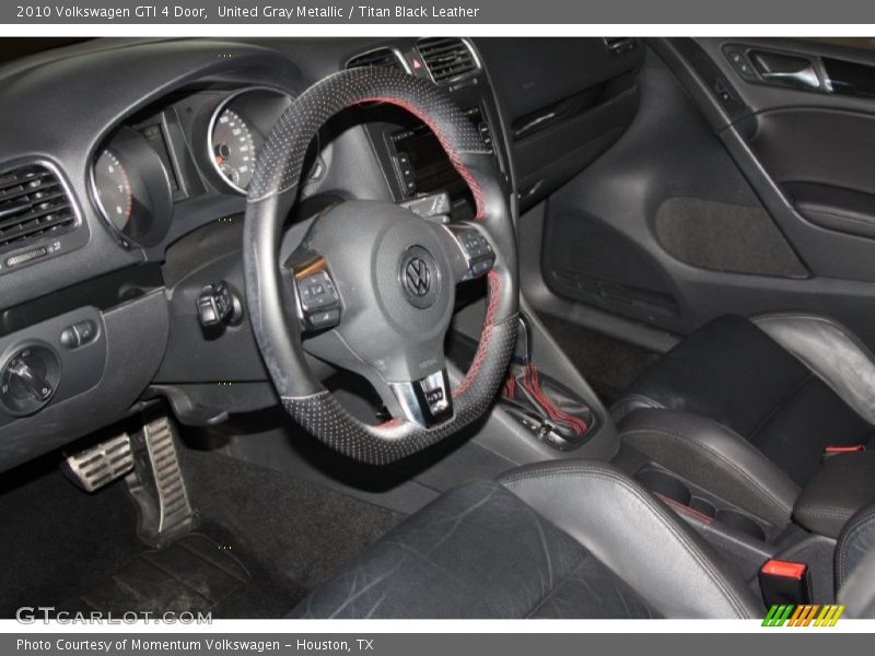 Titan Black Leather Interior - 2010 GTI 4 Door 