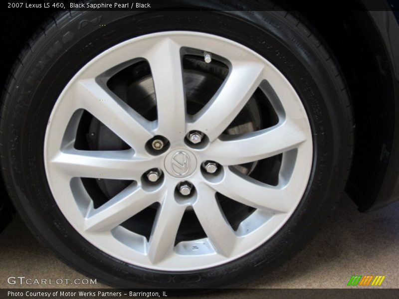 Black Sapphire Pearl / Black 2007 Lexus LS 460