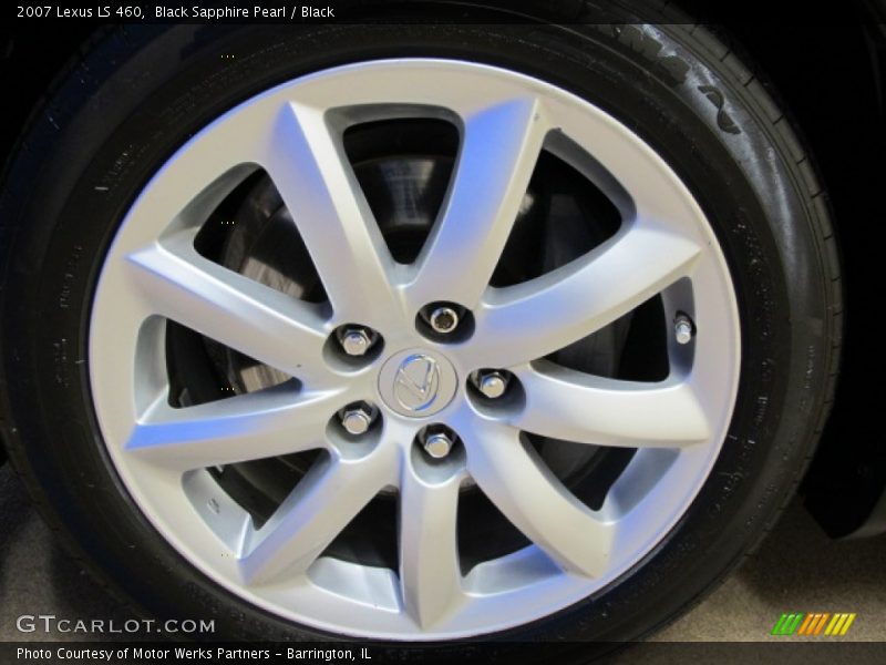 Black Sapphire Pearl / Black 2007 Lexus LS 460