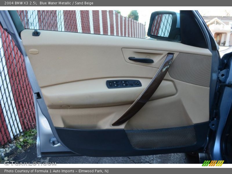Blue Water Metallic / Sand Beige 2004 BMW X3 2.5i