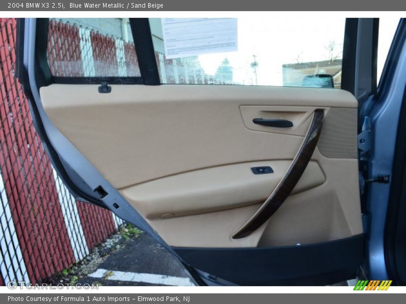 Blue Water Metallic / Sand Beige 2004 BMW X3 2.5i