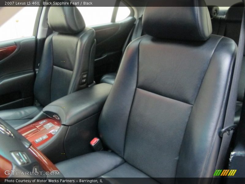 Black Sapphire Pearl / Black 2007 Lexus LS 460