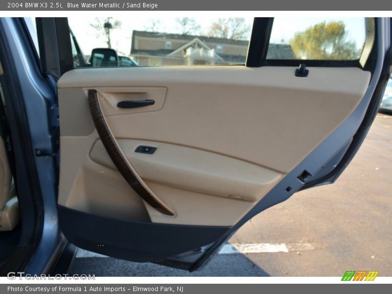 Blue Water Metallic / Sand Beige 2004 BMW X3 2.5i