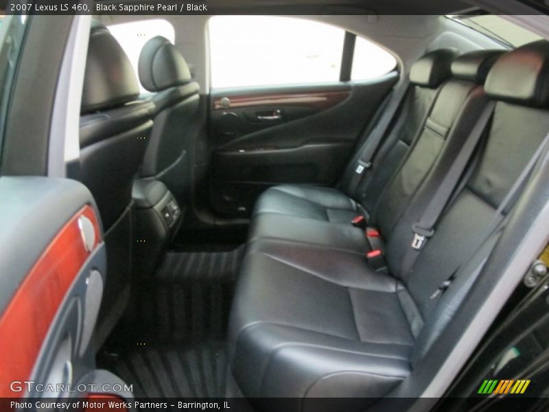 Black Sapphire Pearl / Black 2007 Lexus LS 460