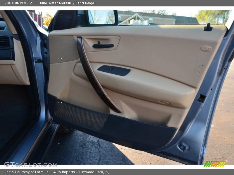 Blue Water Metallic / Sand Beige 2004 BMW X3 2.5i