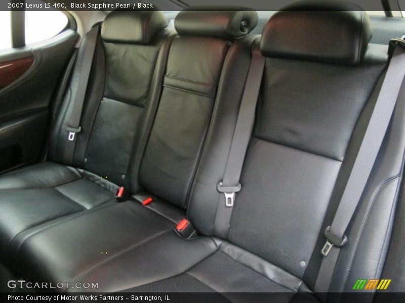 Black Sapphire Pearl / Black 2007 Lexus LS 460