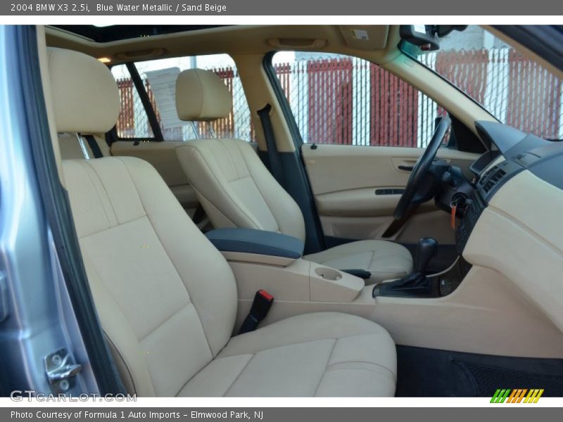 Blue Water Metallic / Sand Beige 2004 BMW X3 2.5i