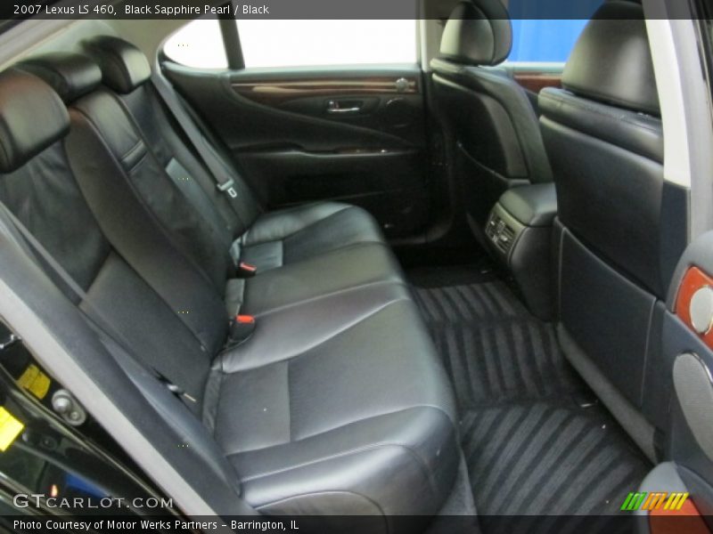 Black Sapphire Pearl / Black 2007 Lexus LS 460