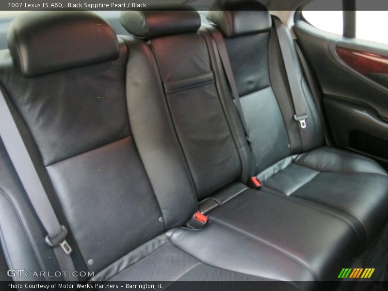 Black Sapphire Pearl / Black 2007 Lexus LS 460