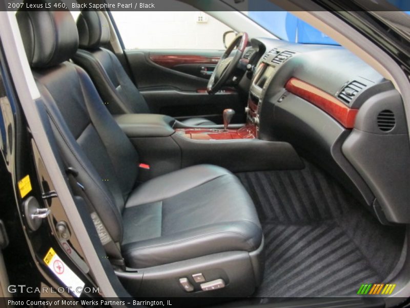 Black Sapphire Pearl / Black 2007 Lexus LS 460