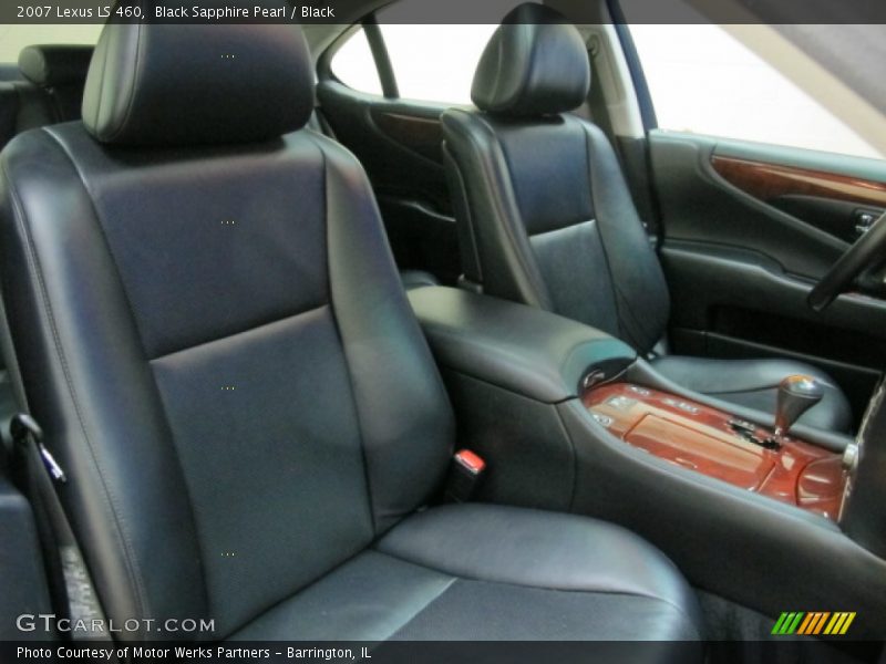 Black Sapphire Pearl / Black 2007 Lexus LS 460
