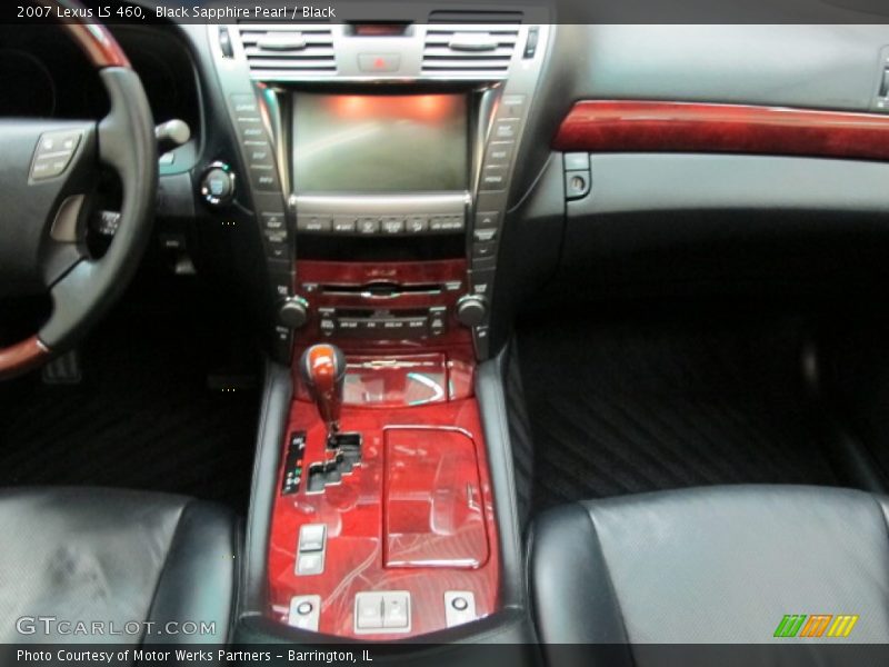 Black Sapphire Pearl / Black 2007 Lexus LS 460