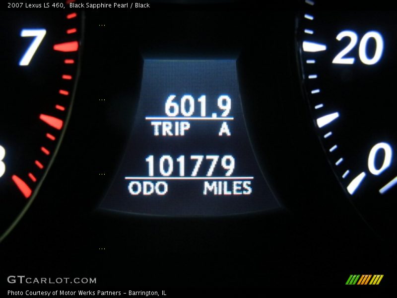 Black Sapphire Pearl / Black 2007 Lexus LS 460