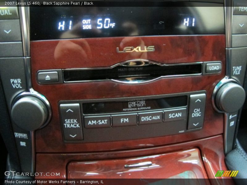 Black Sapphire Pearl / Black 2007 Lexus LS 460