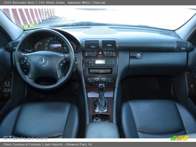 Alabaster White / Charcoal 2003 Mercedes-Benz C 240 4Matic Sedan