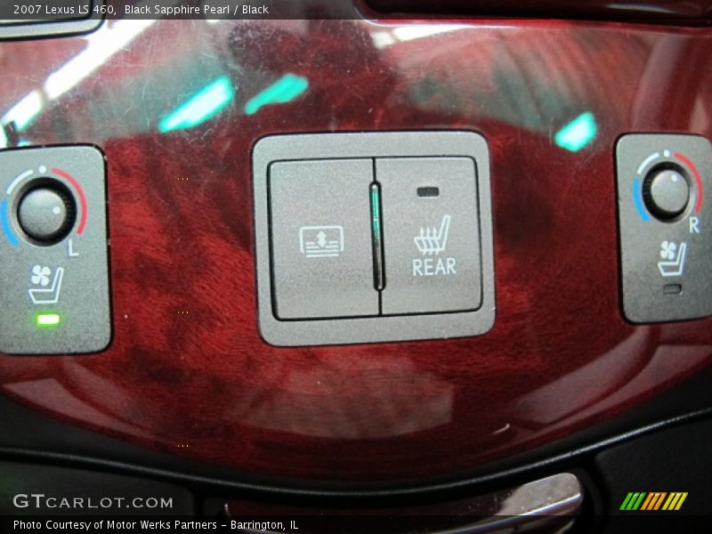 Black Sapphire Pearl / Black 2007 Lexus LS 460