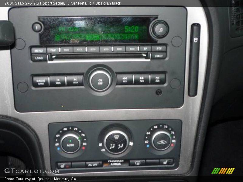 Silver Metallic / Obsidian Black 2006 Saab 9-5 2.3T Sport Sedan