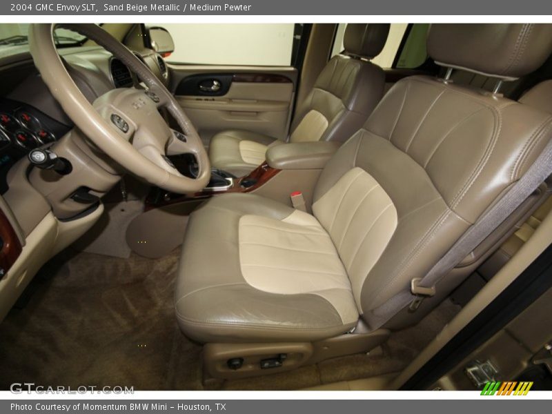 Sand Beige Metallic / Medium Pewter 2004 GMC Envoy SLT