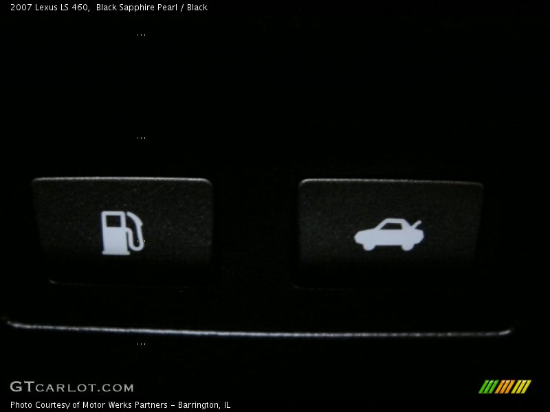 Black Sapphire Pearl / Black 2007 Lexus LS 460