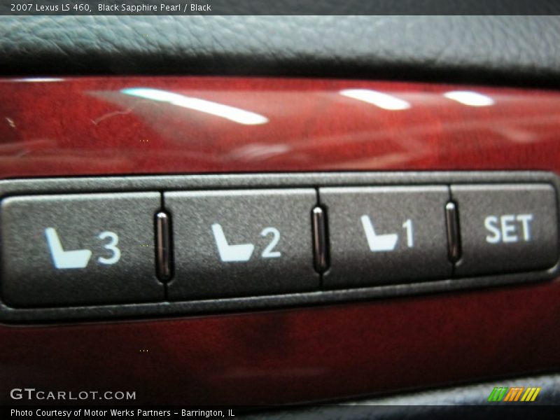 Black Sapphire Pearl / Black 2007 Lexus LS 460