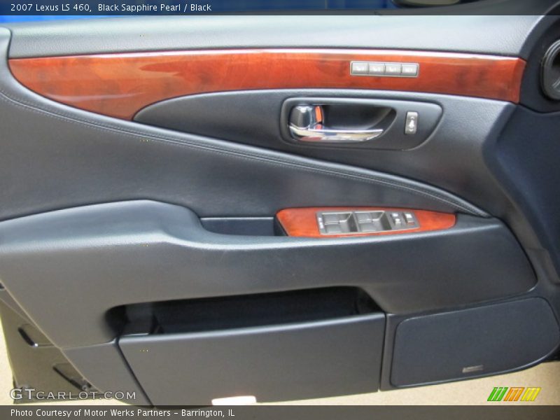 Black Sapphire Pearl / Black 2007 Lexus LS 460