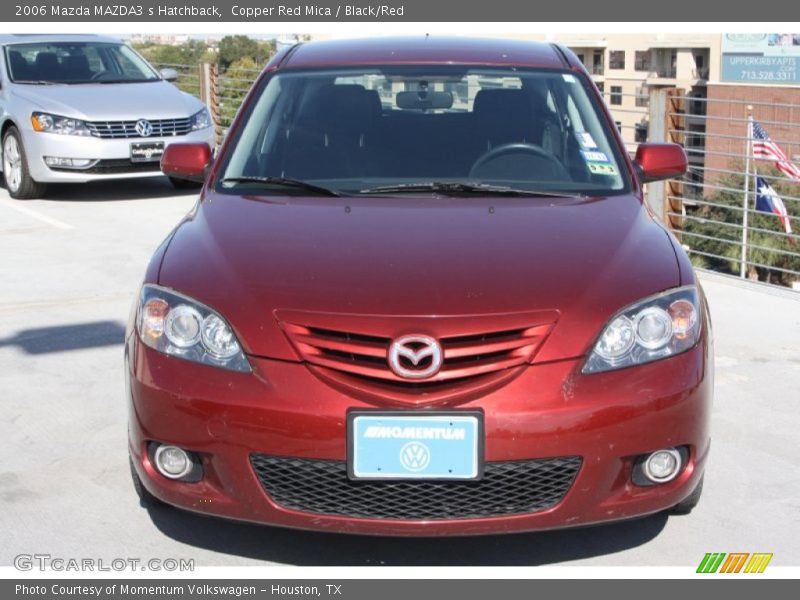 Copper Red Mica / Black/Red 2006 Mazda MAZDA3 s Hatchback