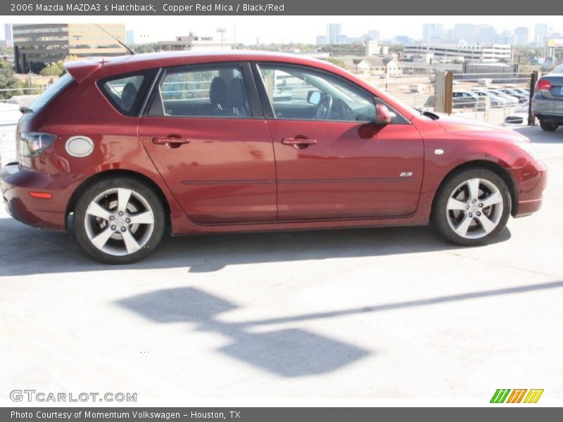 Copper Red Mica / Black/Red 2006 Mazda MAZDA3 s Hatchback