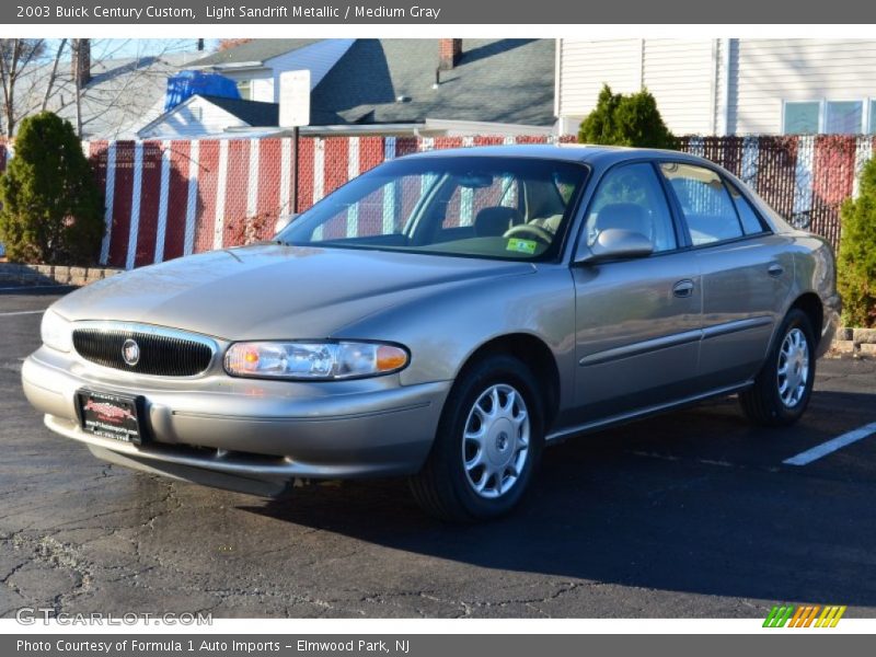 Light Sandrift Metallic / Medium Gray 2003 Buick Century Custom