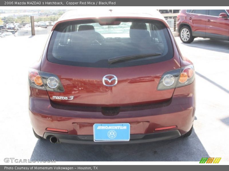 Copper Red Mica / Black/Red 2006 Mazda MAZDA3 s Hatchback