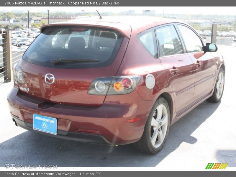Copper Red Mica / Black/Red 2006 Mazda MAZDA3 s Hatchback