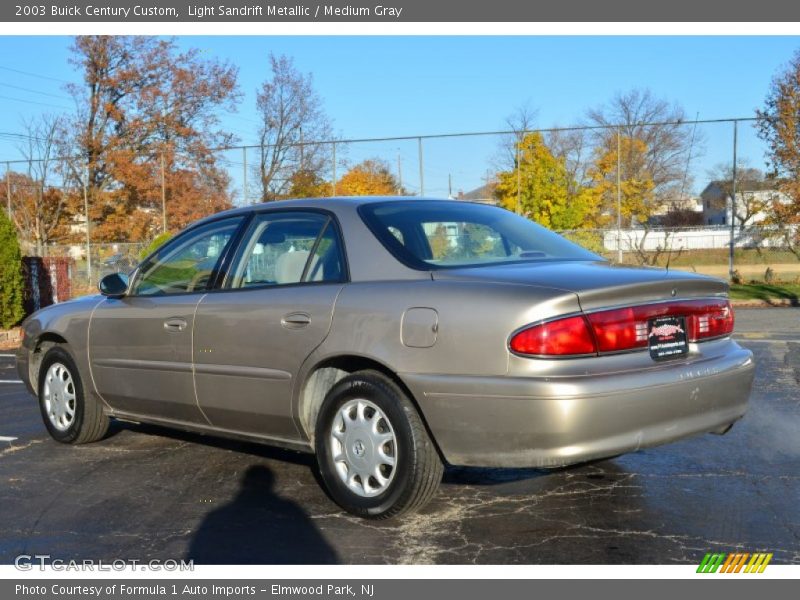 Light Sandrift Metallic / Medium Gray 2003 Buick Century Custom