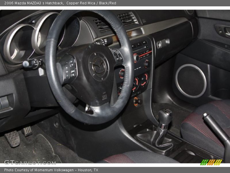 Copper Red Mica / Black/Red 2006 Mazda MAZDA3 s Hatchback