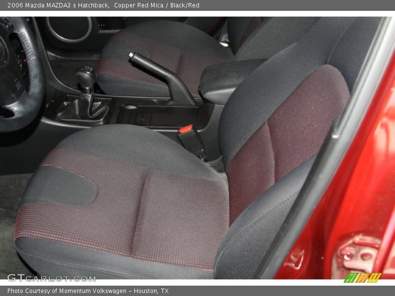 Copper Red Mica / Black/Red 2006 Mazda MAZDA3 s Hatchback