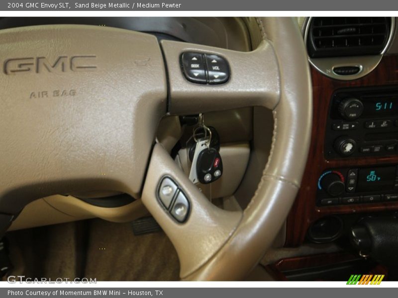 Sand Beige Metallic / Medium Pewter 2004 GMC Envoy SLT