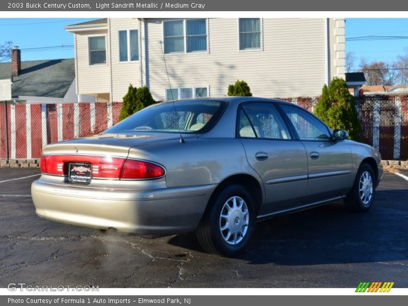 Light Sandrift Metallic / Medium Gray 2003 Buick Century Custom
