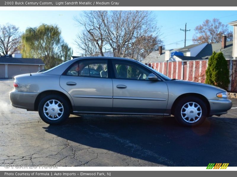 Light Sandrift Metallic / Medium Gray 2003 Buick Century Custom