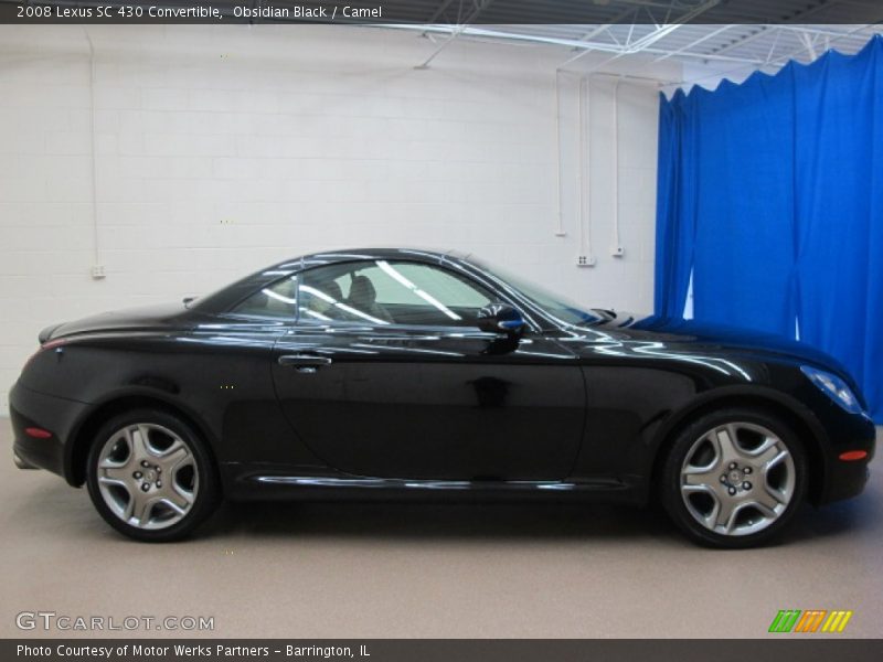 Obsidian Black / Camel 2008 Lexus SC 430 Convertible