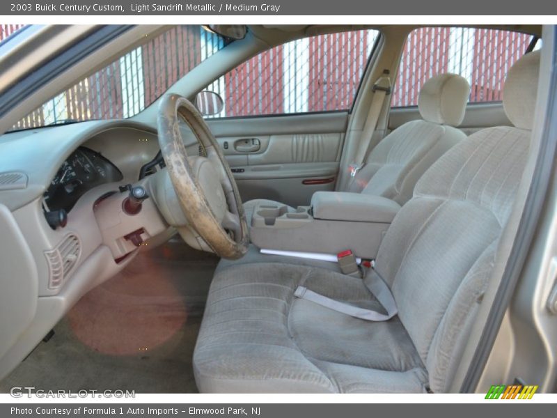 Light Sandrift Metallic / Medium Gray 2003 Buick Century Custom