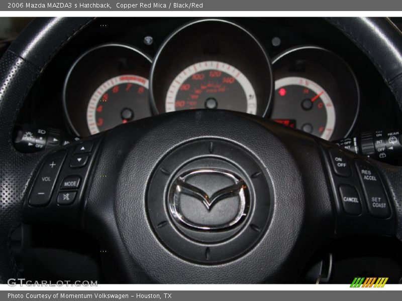 Copper Red Mica / Black/Red 2006 Mazda MAZDA3 s Hatchback