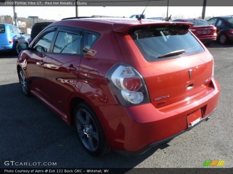 Red Hot Metallic / Ebony 2009 Pontiac Vibe GT